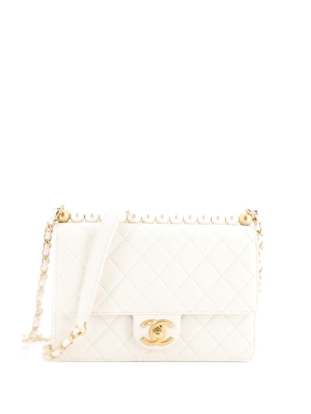 Chanel Chic Pearls Flap Bag Quilted #377796C40B